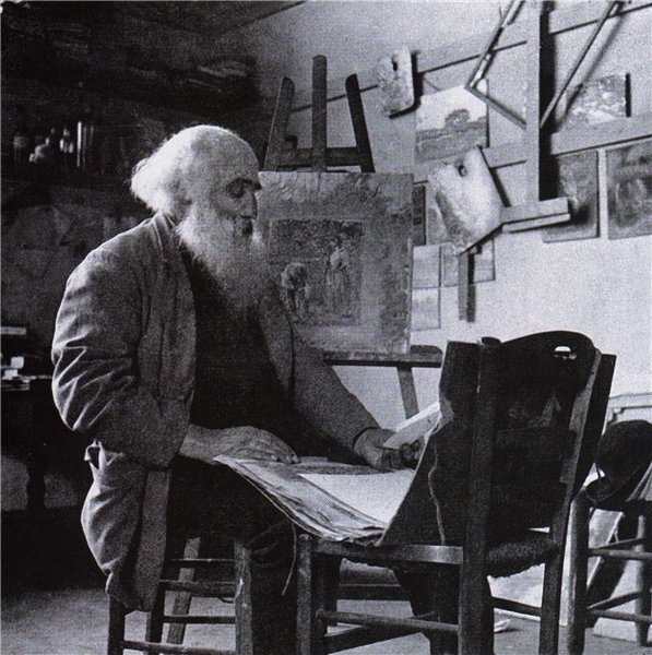 Camille Pissarro at Eragny 1897